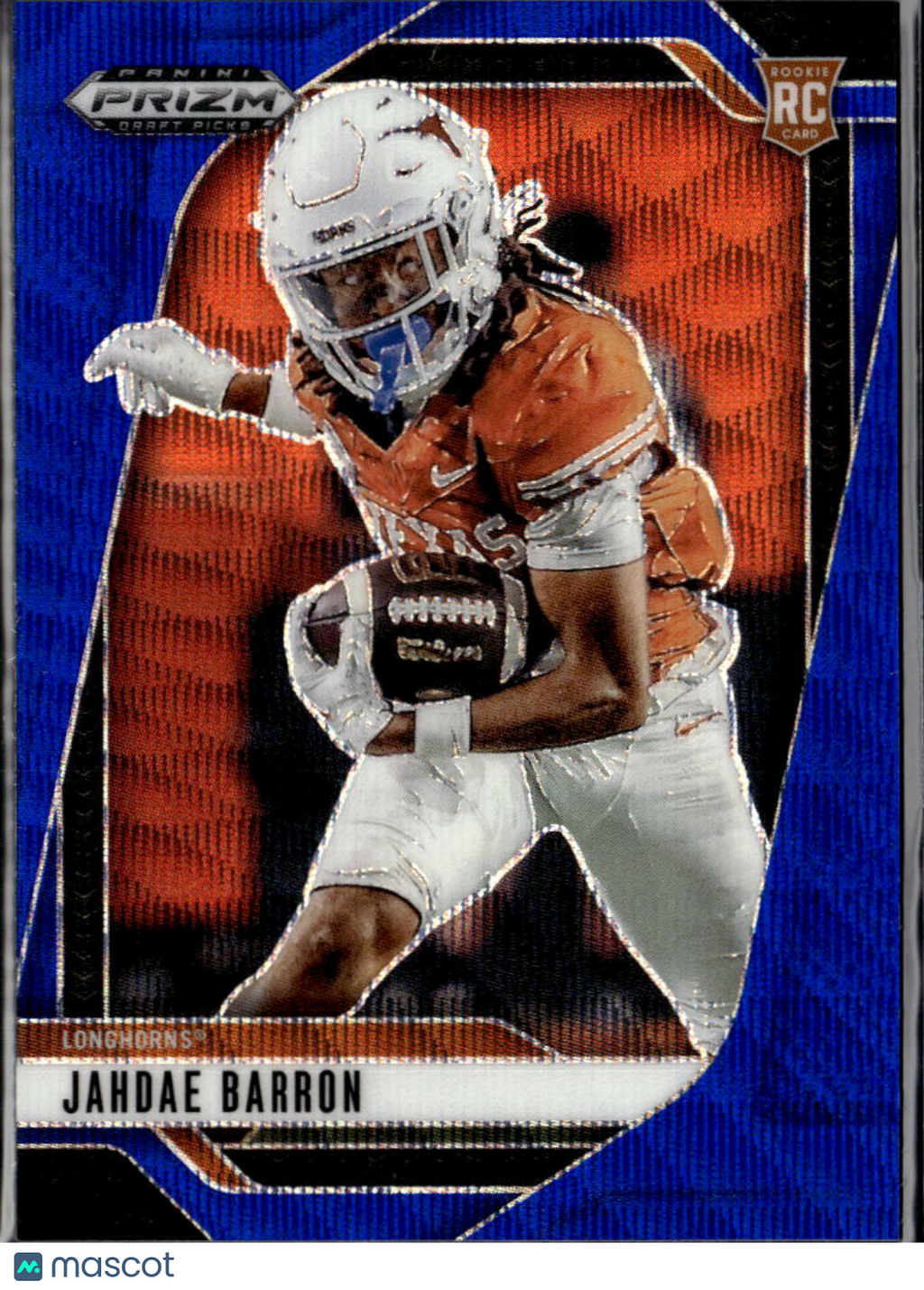 Jahdae Barron 2025 Prizm Draft Picks RC Blue Wave 286/299 Texas Longhorns