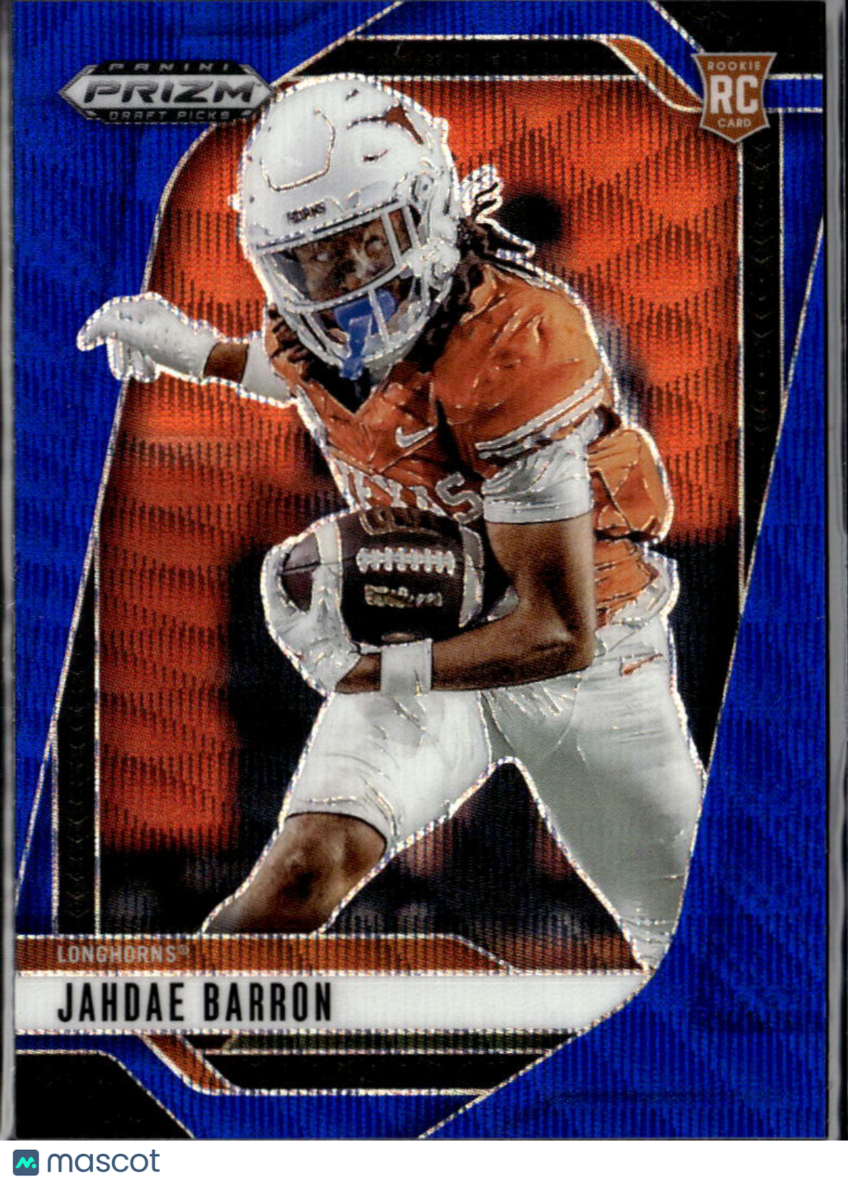 Jahdae Barron 2025 Prizm Draft Picks RC Blue Wave 286/299 Texas Longhorns