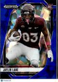 Jaylin Lane 2025 Prizm Draft Picks RC Blue Ice 136/149 Virginia Tech Hokies