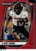Ja'Corey Brooks 2025 Prizm Draft Picks RC Red /399 Louisville Cardinals