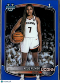 Kelis Fisher 2025 Bowman Chrome 1st Blue Refractor /150 UConn Huskies