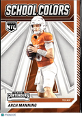 Arch Manning 2025 Panini Contenders School Colors Rookie RC Texas Longhorns