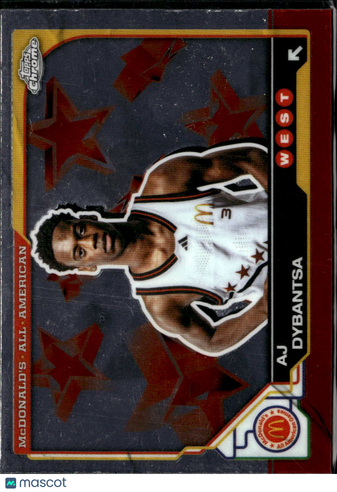 AJ Dybantsa 2025 Topps Chrome McDonald's All American West RC Rookie