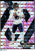 Caleb Williams 2025 Mosaic Pink Camo Prizm Chicago Bears
