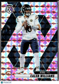 Caleb Williams 2025 Mosaic Pink Camo Prizm Chicago Bears