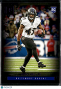 Justice Hill 2020 Chronicles Panini Purple Rookie RC 6/49 Baltimore Ravens OSU