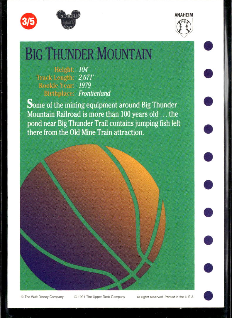 Goofy 1991 Upper Deck Disneyland Preview Series #3/5