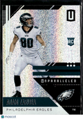 Adam Zaruba 2018 Panini Unparalleled Rookie RC Philadelphia Eagles