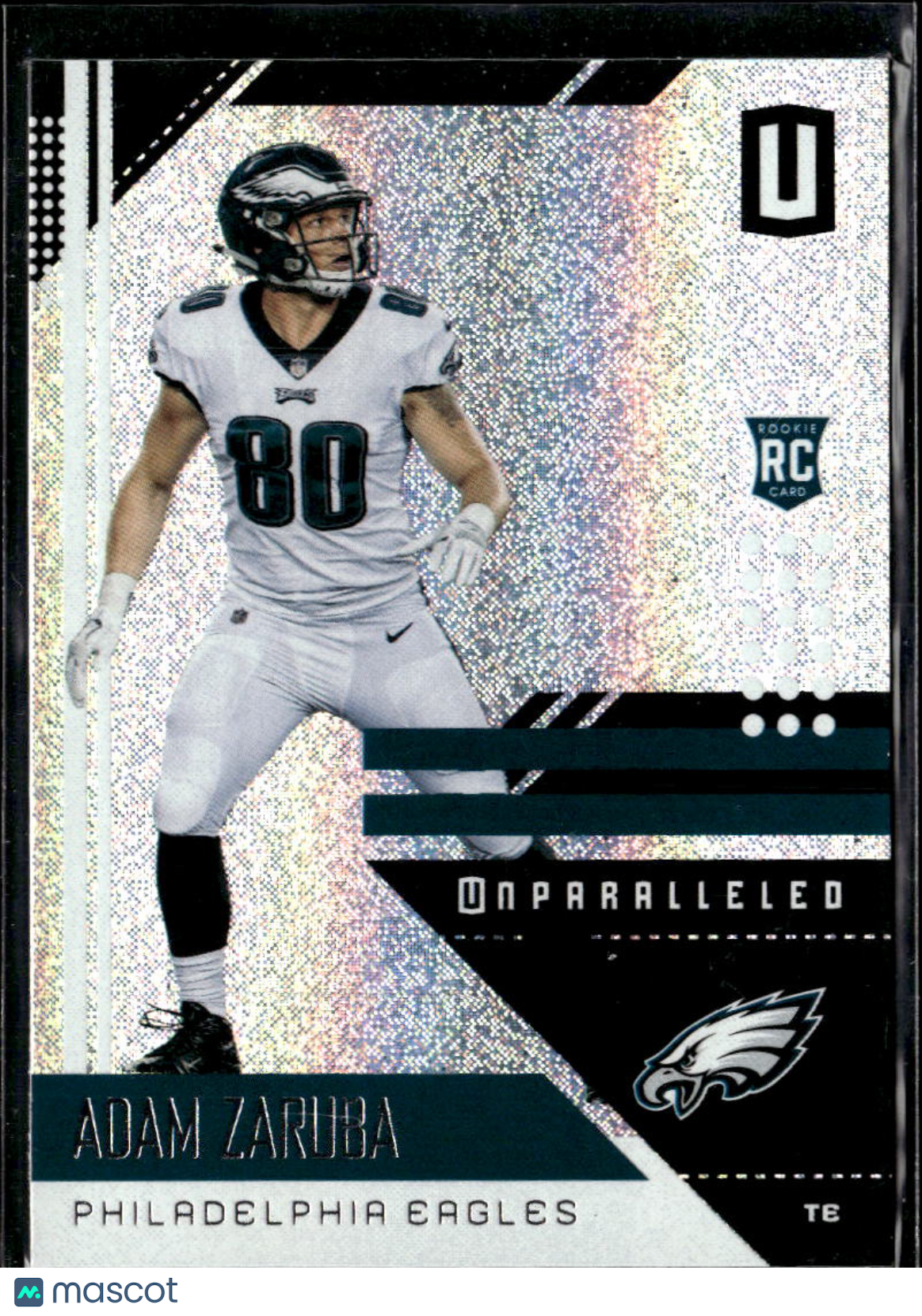 Adam Zaruba 2018 Panini Unparalleled Rookie RC Philadelphia Eagles