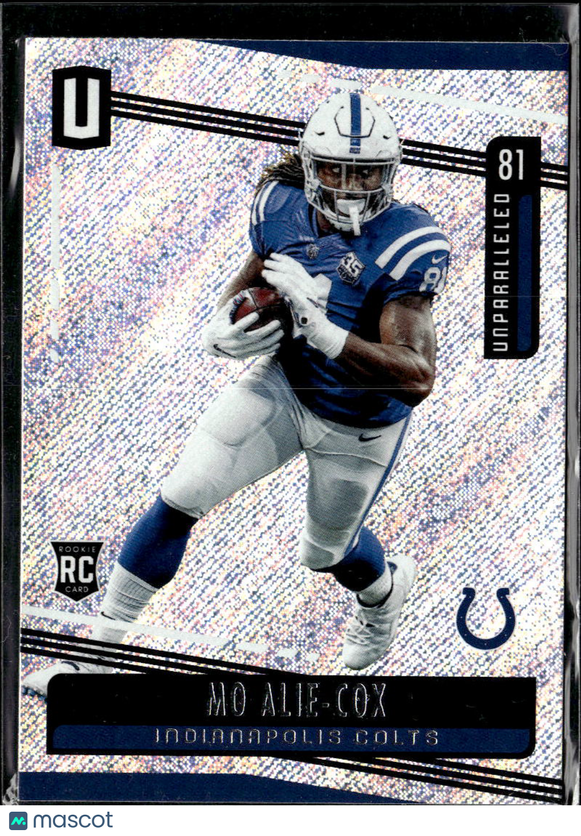 Mo Alie-Cox 2019 Panini Unparalleled Rookie RC Indianapolis Colts