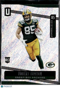 Robert Tonyan 2019 Panini Unparalleled Rookie RC Green Bay Packers