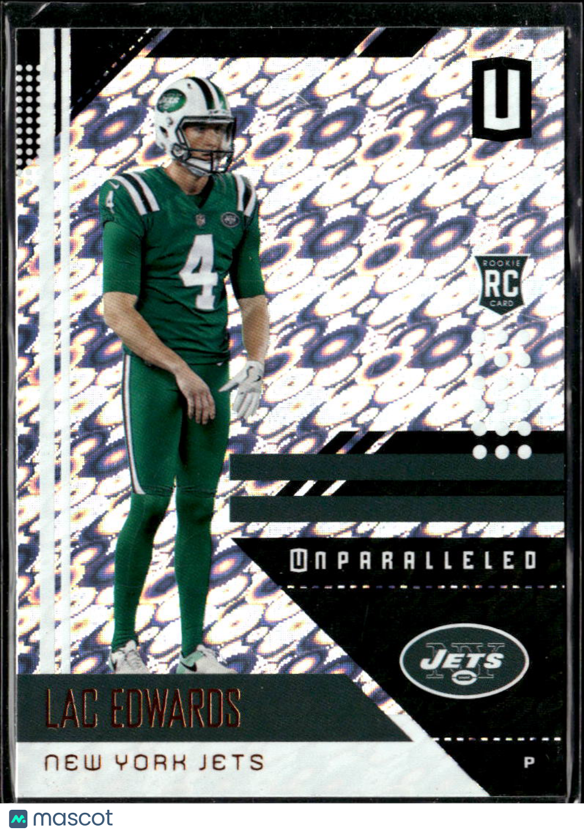 Lac Edwards 2018 Panini Unparalleled Rookie RC New York Jets