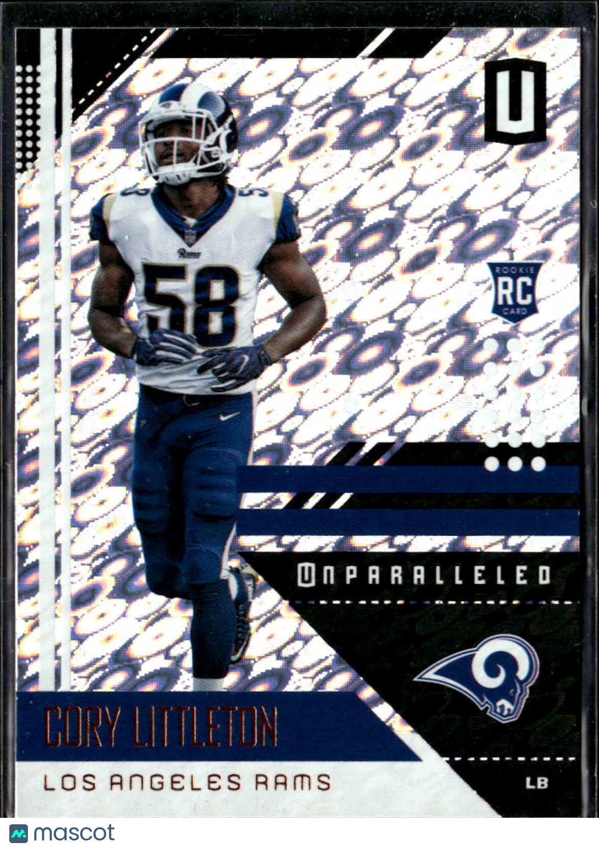 Cory Littleton 2018 Panini Unparalleled Rookie RC Flight Los Angeles Rams