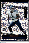 Jayon Brown 2019 Panini Unparalleled Rookie RC Flight Tennessee Titans