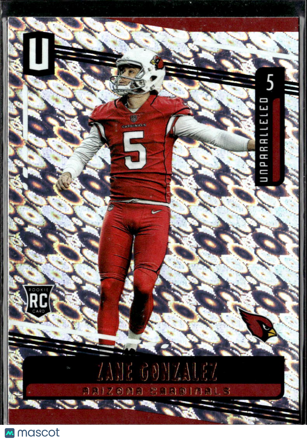 Zane Gonzalez 2019 Panini Unparalleled Rookie RC Arizona Cardinals