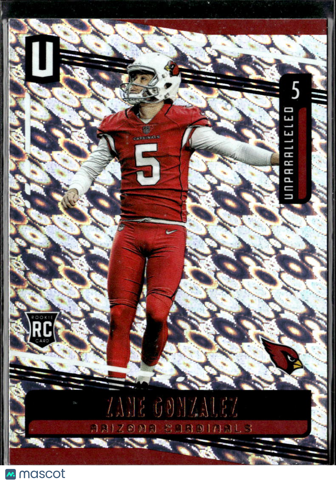 Zane Gonzalez 2019 Panini Unparalleled Rookie RC Arizona Cardinals