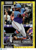 Yanquiel Fernández 2026 Topps Yellow RC /399 Colorado Rockies