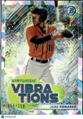 Jairo Pomares 2022 Bowman Chrome Virtuosic Vibrations Atomic /150 Giants