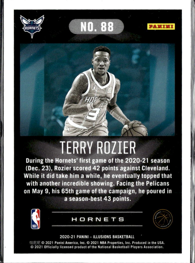Terry Rozier 2021 Illusions Starlight SSP SHORTPRINT Charlotte Hornets