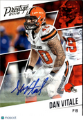 Dan Vitale 2018 Panini Prestige Auto Autograph Cleveland Browns