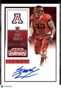 Scooby Wright III 2016 Contenders Draft Picks Auto Autograph RC Arizona Wildcats