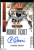 Pierre Desir 2014 Contenders RC Auto Autograph Cleveland Browns