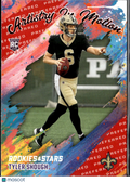 Tyler Shough 2025 Rookies & Stars Artistry In Motion Red RC New Orleans Saints
