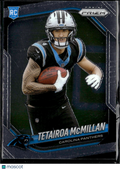 Tetairoa McMillan 2025 Panini Prizm Rookie RC Carolina Panthers