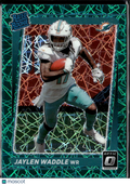 Jaylen Waddle 2021 Optic Rated Rookie Green Velocity Miami Dolphins