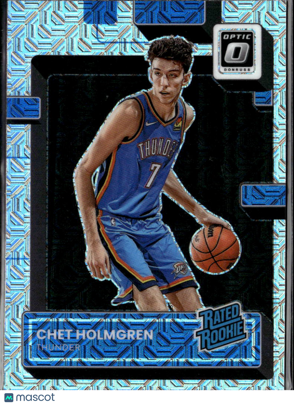 Chet Holmgren 2022-23 Optic Rated Rookie Mojo Prizm RC Oklahoma City Thunder