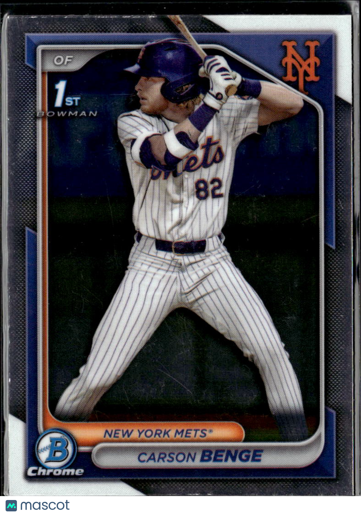 Carson Benge 2024 Bowman Chrome 1st Rookie RC New York Mets