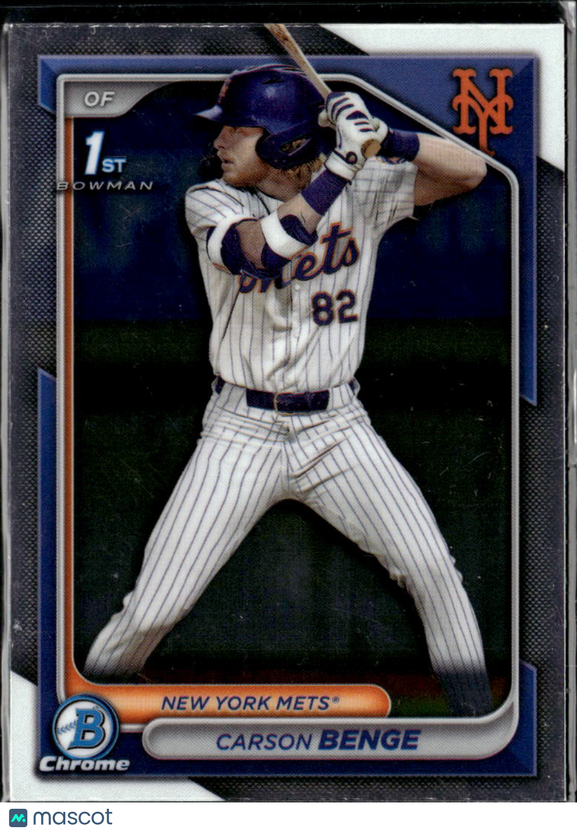 Carson Benge 2024 Bowman Draft Chrome 1st Bowman New York Mets