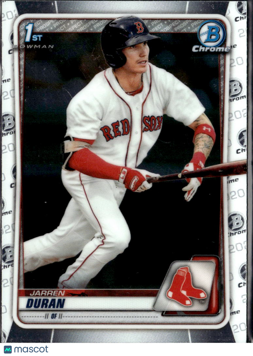 Jarren Duran 2020 Bowman Chrome 1st Rookie RC Boston Red Sox