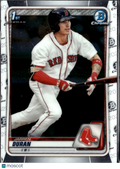 Jarren Duran 2020 Bowman Chrome 1st Rookie RC Boston Red Sox