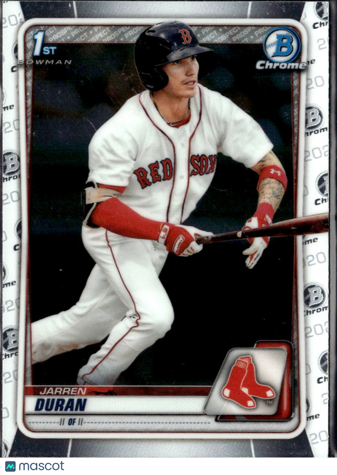 Jarren Duran 2020 Bowman Chrome 1st Rookie RC Boston Red Sox