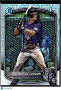 Charlie Condon 2025 Bowman Chrome 1st Mega Box Refractor Colorado Rockies