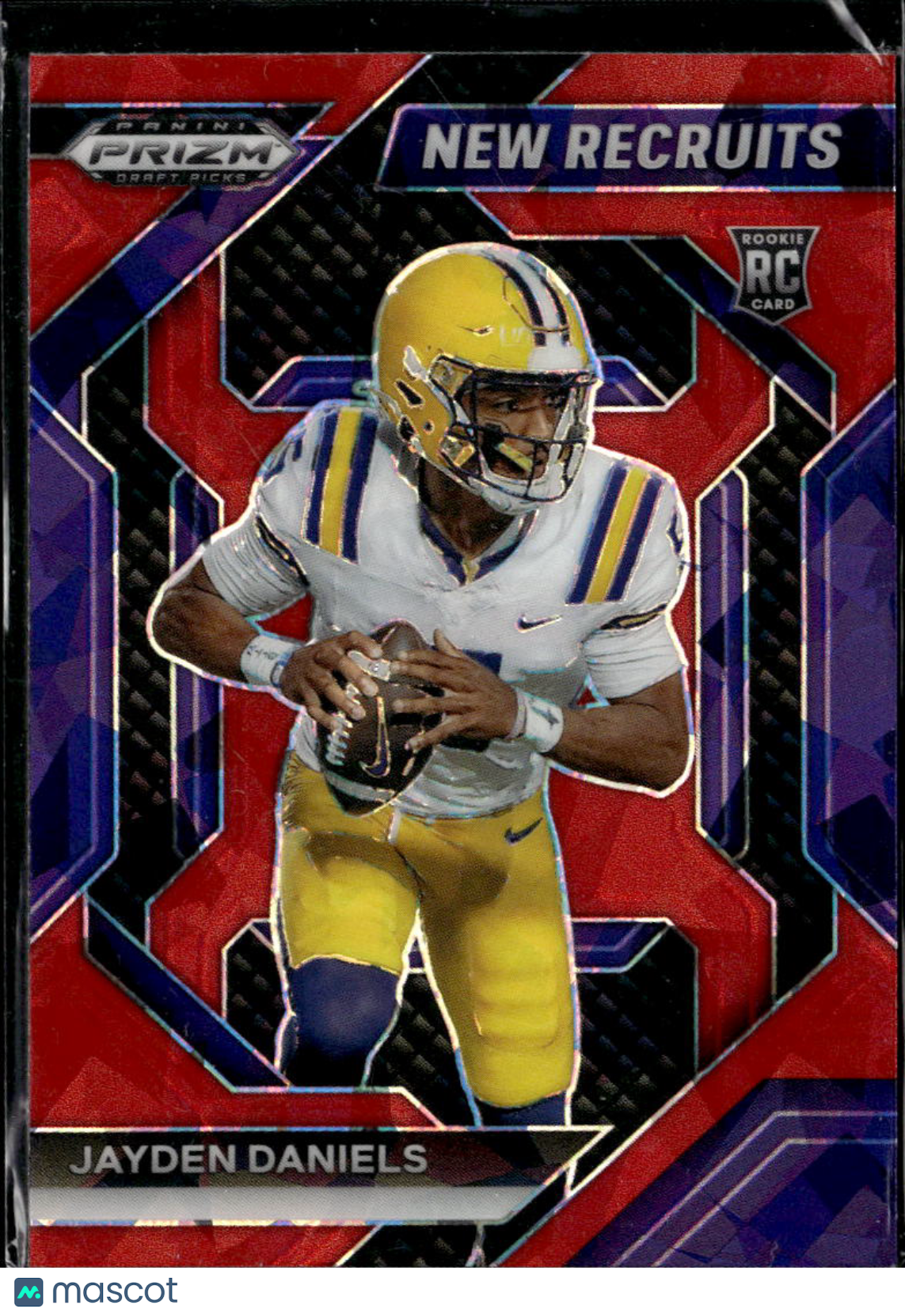 Jayden Daniels 2024 Prizm Draft Picks New Recruits Red Ice RC LSU Tigers