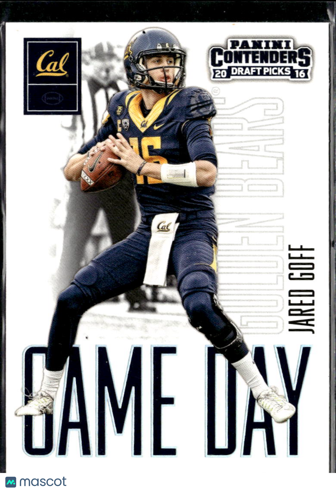 Jared Goff 2016 Contenders Draft Picks Game Day Rookie RC Rams California