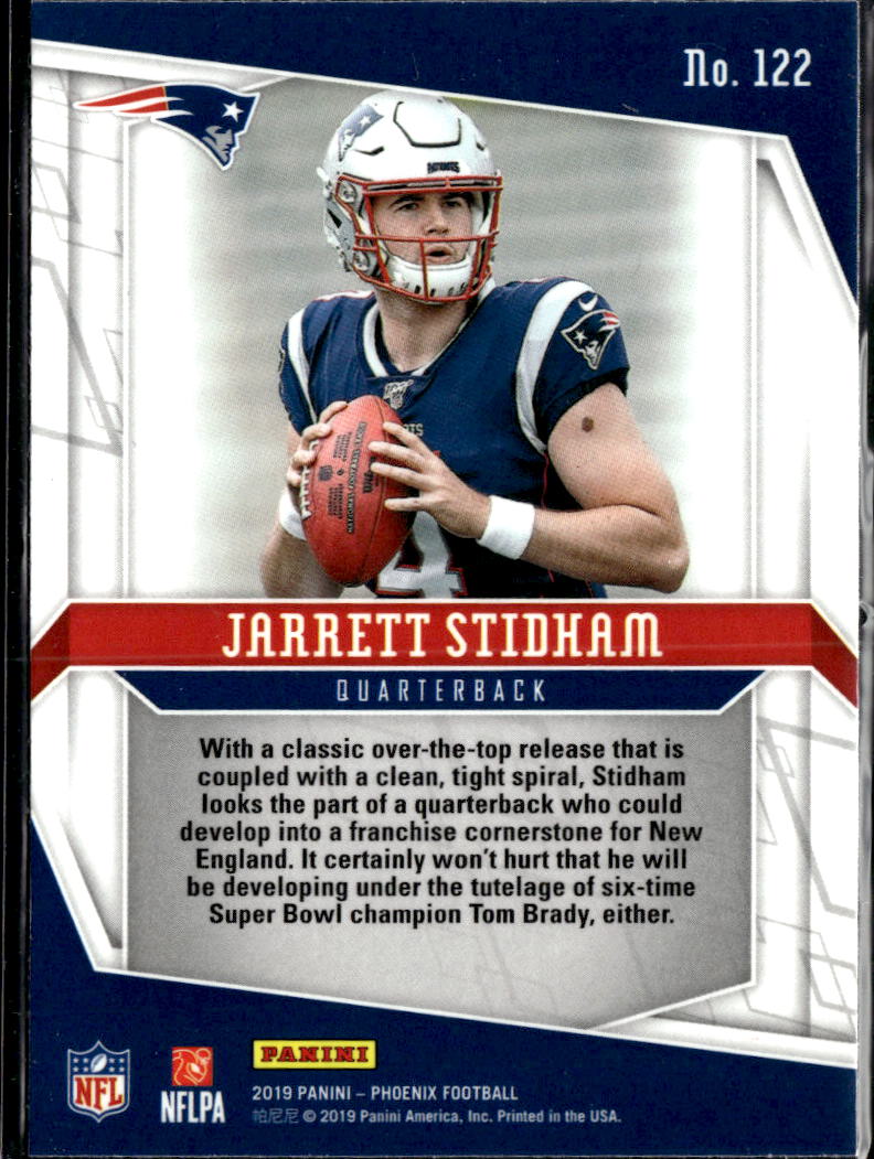 Jarrett Stidham 2019 Phoenix Rookie RC New England Patriots