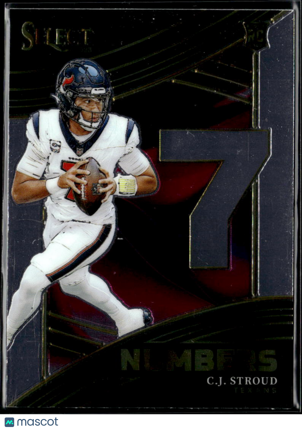 C.J. Stroud 2023 Select Rookie RC Numbers Houston Texans