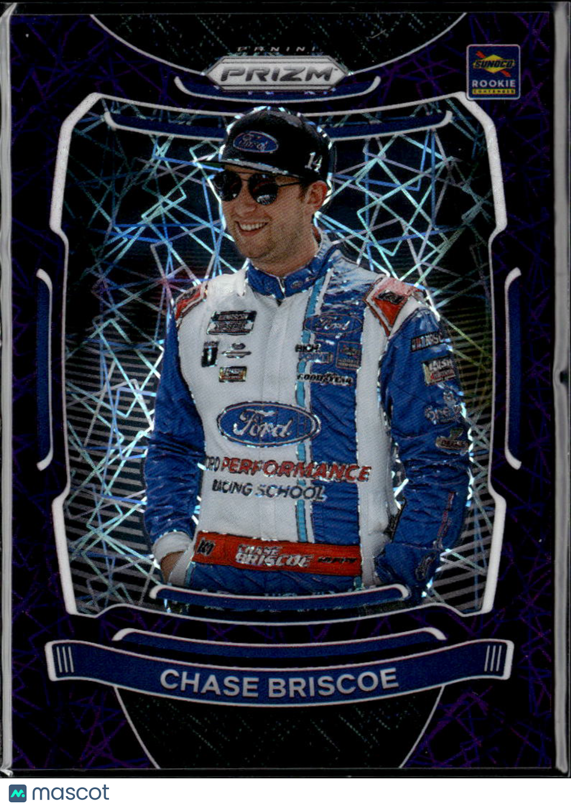Chase Briscoe 2021 Panini Prizm Racing Purple Prizm 44/199