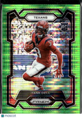Tank Dell 2023 Prizm RC Green Pulsar Rookie Houston Texans
