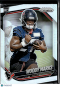 Woody Marks 2025 Panini Prizm Silver Prizm RC Houston Texans