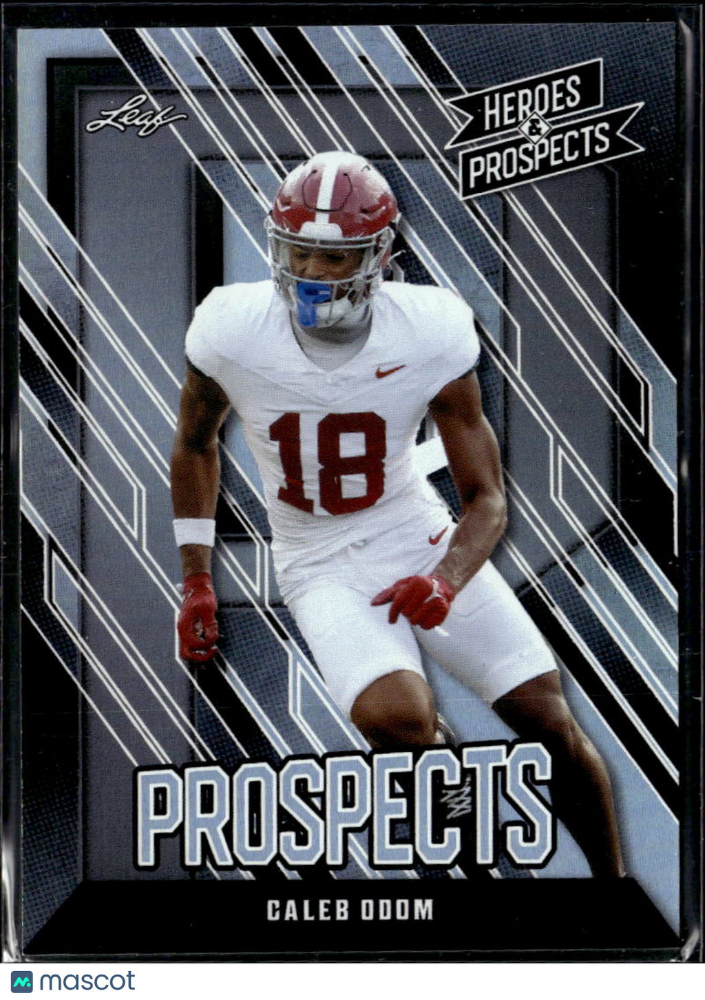 Caleb Odom 2024 Leaf Heroes & Prospects RC 120/199 Alabama Crimson Tide