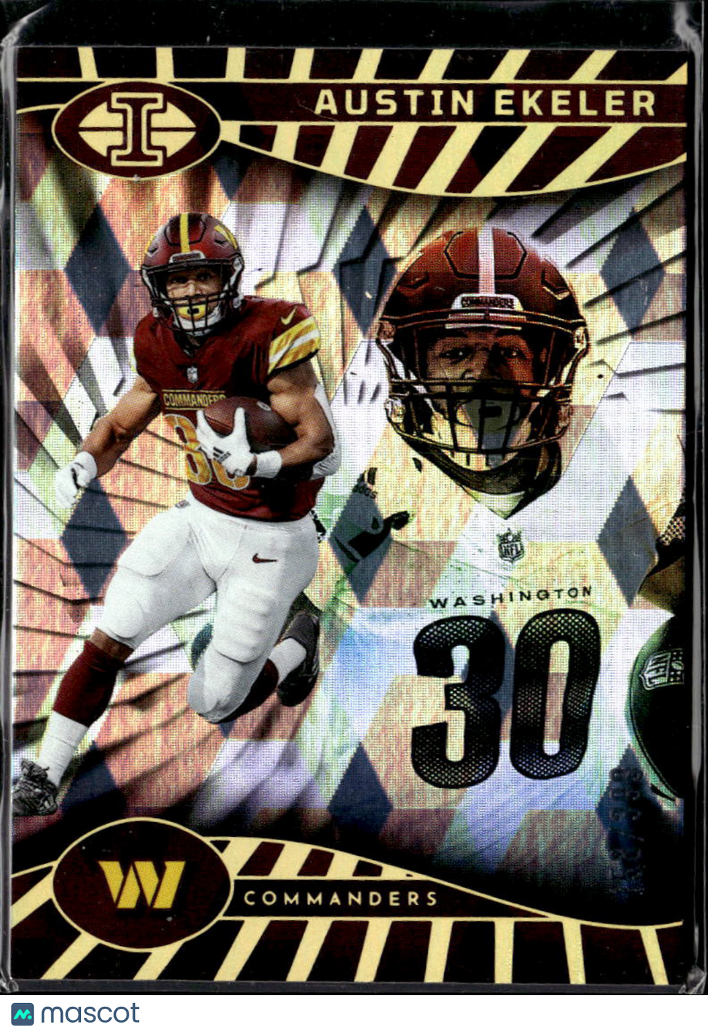 Austin Ekeler 2024 Illusions Cubic 158/399 Washington Commanders