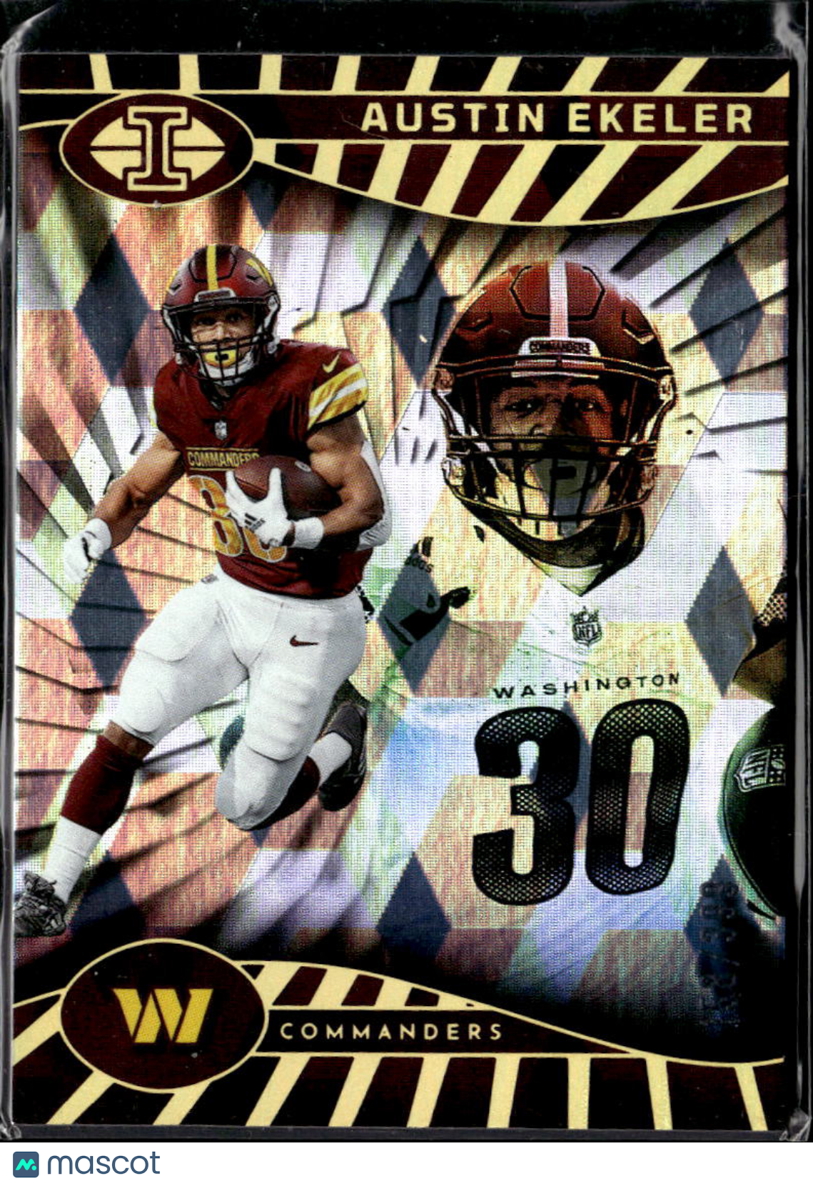 Austin Ekeler 2024 Illusions Cubic 158/399 Washington Commanders