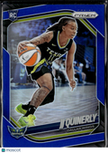 JJ Quinerly 2025 Panini Prizm WNBA RC Blue Rookie 152/199 Dallas Wings