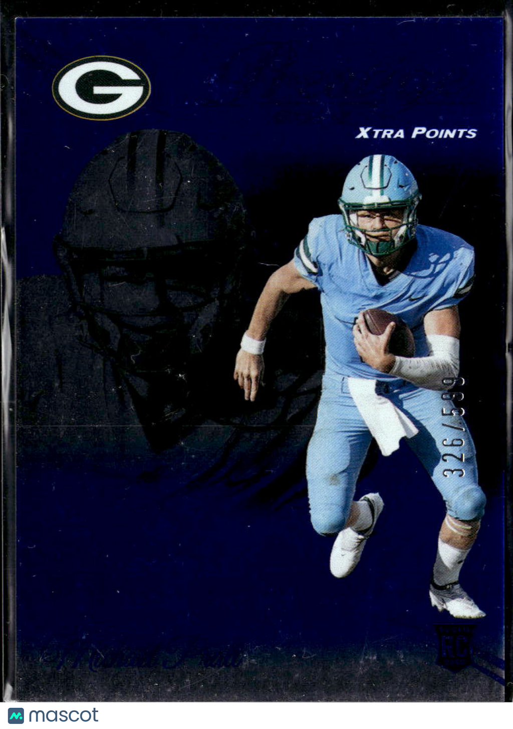 Michael Pratt 2024 Prestige Blue Xtra Points RC /599 Green Bay Packers