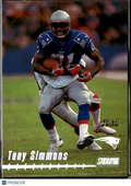 Tony Simmons 1999 Topps Stadium Club First Day Issue 48/150 New England Patriots