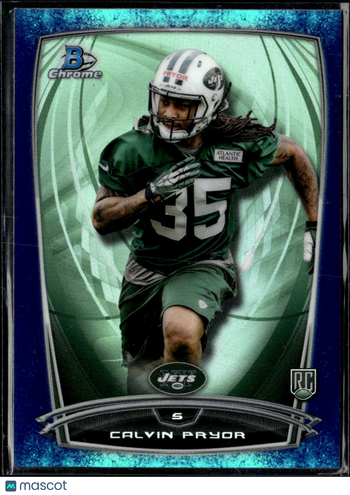 Calvin Pryor 2014 Bowman Chrome RC Bubbles Refractor 60/99 New York Jets
